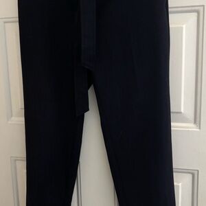 LOFT Women's Navy Cuffed Ankle Trousers